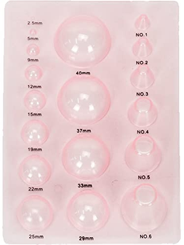 Plastic Paper Quilling Mould 3D Half Ball Domes Crafts Mold
