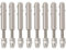 Create idea Pack of 8 Wire Rope Terminal Screw 4mm Wire Rope Tensioner Cable Terminal with Threaded Pin Suitable for 4 mm to 5 mm Wire Rope 304 Stainless Steel
