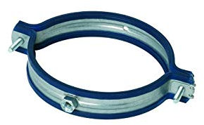 collier universel galvanisé - avec caoutchouc isolant - diamètre 125 mm - aldes 11091060