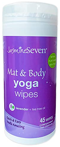 Jasmine Seven Mat & Body Yoga Wipes - Lavender + Tea Tree