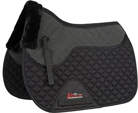 Shires Performance Soft Grip Saddlecloth - Black 17-18