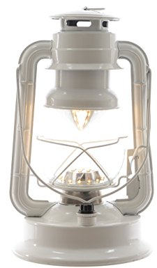 Laterne Sturmlaterne LED Licht Campinglampe Camping Garten Deko H 19,5 cm