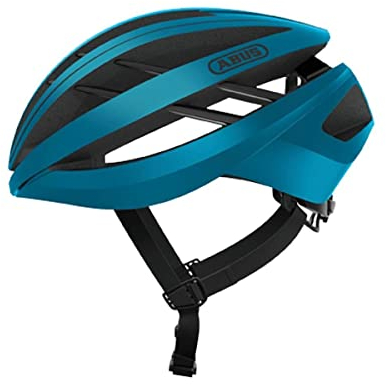 ABUS Rennradhelm Aventor - Fahrradhelm für professionellen Radsport - gute Ventilationseigenschaften - für Damen und Herren - Blau, Größe S