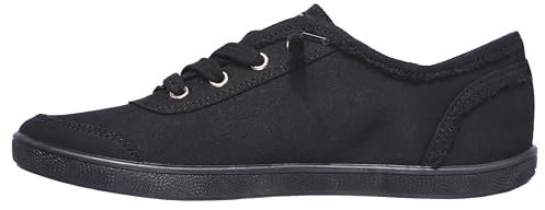 Skechers Damen Bobs B Cute Sneaker, Black Canvas Trim, 36 EU