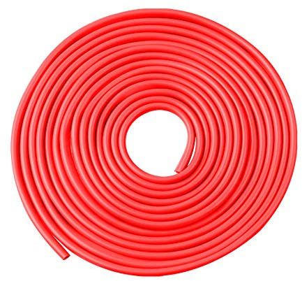 ETOPARS Protector de Puerta de Coche U Forma 10M Rojo Tira Protectora de Goma Borde de Coche Caucho Sello Protección Guardia
