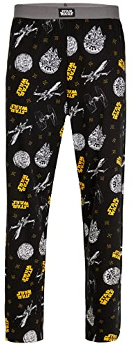 Recovered Pijama de Star Wars - Pantalones de descanso - Adulto - Ropa de descanso 100% algodón, ropa de noche, pijamas, pantalones de pijama - Producto oficial