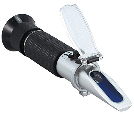 BOWONG 0-32% brix Refractometer for Measuring The Sugar Content and Metalworking fluids with ATC Designed for Wine Beer Fruit Sugar emulsions and Grinding Solutions