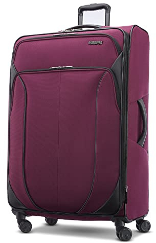 American Tourister 4 Kix 2.0 Erweiterbares Softside-Gepäck mit Spinner-Rädern, Lila Orchidee, 24 Spinner, 4 Kix 2.0 Erweiterbares Softside-Gepäck mit Spinnrollen