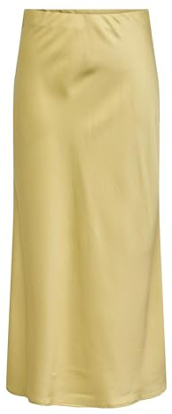 ONLY Onlchigo Ankel Satin Skirt WVN Jupe, Dried Moss, XS Femmes
