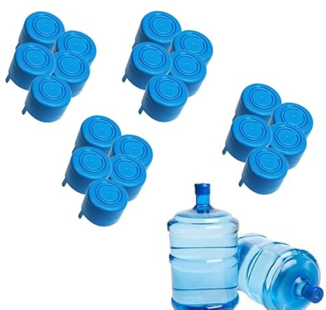 Homoyoyo Non-Spill Water Bottle Caps 20 Pack Replacement Caps for Jugs Pitchers Leakproof Lids for Home Office Use