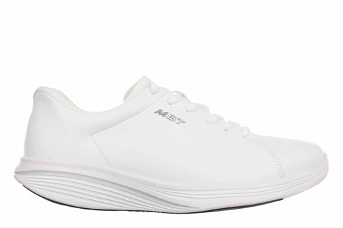 MBT SF-4000 Chaussures pour Femme. Chaussures de Sport pour Marcher, Anatomiques et Confortables. Chaussures Physiologiques de Confort et de Stabilité avec Semelle à Bascule. Couleur : Blanc