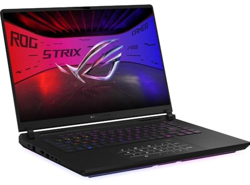 ASUS ROG Strix Scar 16 G635LX Laptop; 16 WQXGA 240Hz/3ms 16:9 MiniLED Display; Intel Core Ultra 9 275HX; 64GB RAM; 2TB SSD; NVIDIA RTX 5090; Win11 Home; QWERTZ; Off Black; 3Monate GamePass