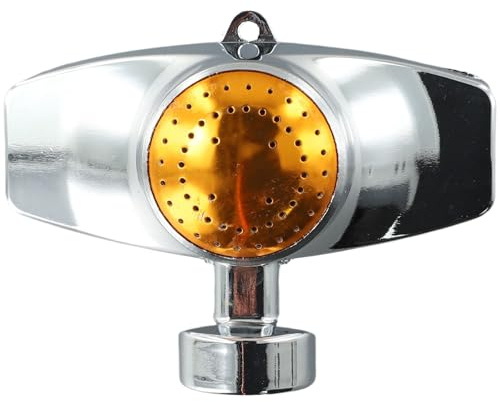 Gettimore Arroseur en métal avec motif circulaire carré à 360° et débit doux, distance de pulvérisation réglable pour l'irrigation de la pelouse, construction en alliage de zinc
