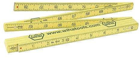 Wiha 61662 Metric Long Life MaxiFlex Folding Ruler with Outside Reading