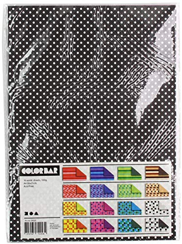 Color Bar - Carta assortimento, 21x30 cm A4, modellato, 16 specie. foglio