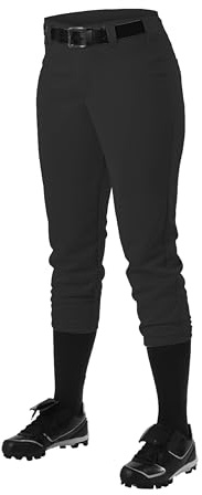 Alleson Athletic Pantaloni da Donna Fastpitch/Softball con Passante per Cintura