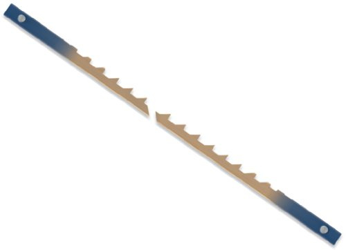 Pégas Pinned Dovetail Sawblades 18 Teeth Per Inch Swiss Woodworking and Metalworking Coping Skip Tooth 6.5 Pack of 12