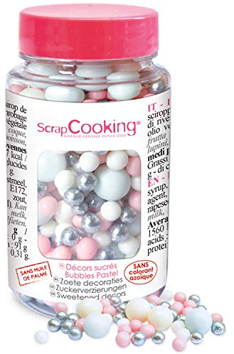 Scrap Cooking Bubble Pastel Sucrés Décoration Sucre Pot, 70 g