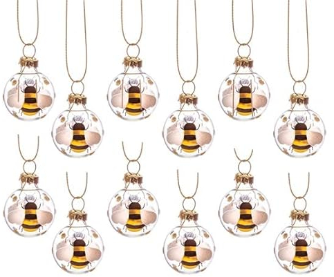 Sass & Belle Mini Bee Baubles - Set of 12