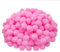TOAOB 300 pompones de 20 mm, pequeños pompones rosados de peluche, juego de bolas de peluche, pompones artísticos para manualidades creativas divertidas