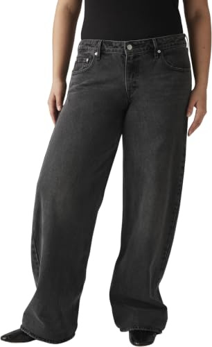 Levi's Jeans Sueltos Bajos para Mujer, Deséame Suerte, 32W / 32L