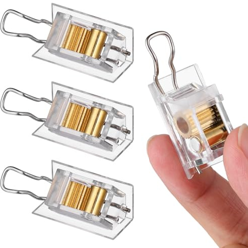 LALADEFIEE Accesorios para Persianas Venecianas 4 Piezas Bloqueo de Cordón Mecanismo Duradero para Cortinas y Estores en Interiores
