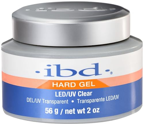 IBD Hard Gel - LED/UV Clear, 56 g - MADE IN USA - Premium build-up gel for gel nails