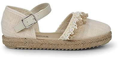 Pisamonas Espadriller Med Spetsceremoni Size 30 Color Rå