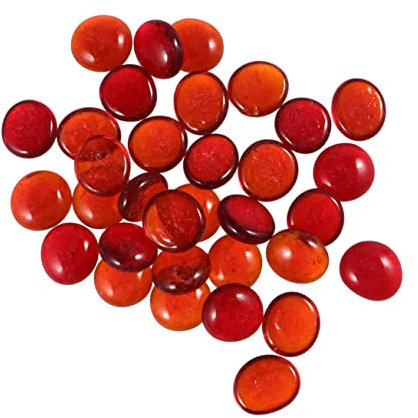 SEWOART Perles De Verre Plates Perles pour Vases Galets Aquariums Fournitures Artisanat Environ