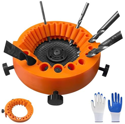 Afilador de brocas, afilador de brocas multiusos mejorado 2025, de 2 a 13 mm for afilar brocas for amoladora de 125 mm, accesorio for afilar brocas de taladro eléctrico, amoladora de brocas antigua(1P