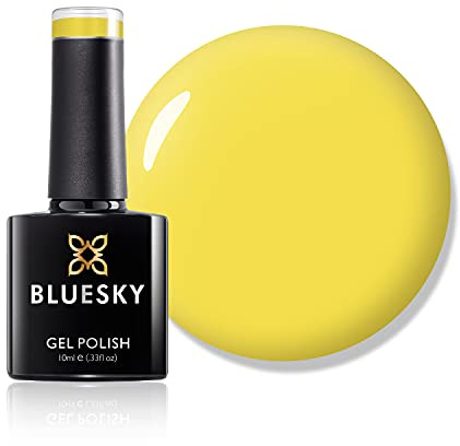 Bluesky Gel Nail Polish, Canary Yellow Neon03, Bright, Canary, Neon,Summer, Yellow Long Lasting, Chip Resistant, 10 ml (Requires Drying Under UV LED Lamp)