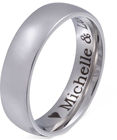 Juwelier Schönschmied - Herren Freundschaftsring Partnerring Hochzeitsring Brilliant Edelstahl 56 (17.8) 125Hac