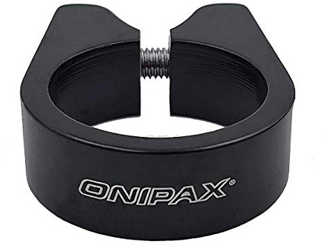 ONIPAX Lightweight Bicycle Seatpost Clamp - CNC 6061 Aluminum Alloy Seat Post Collar with Anti-Slip Internal Lip for MTB, Road, and Commuter Bikes Precision Fit