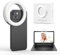 Nalezuns Ringlicht, Handy Ringleuchte, Mit DREI Farbmodi,USB-Laden, 40 LEDs Selfie Licht Geeignet für Handys,Tablets,Laptops,Zoom-Meetings,Make-up,Vlogging, Videokonferenzen,Phone
