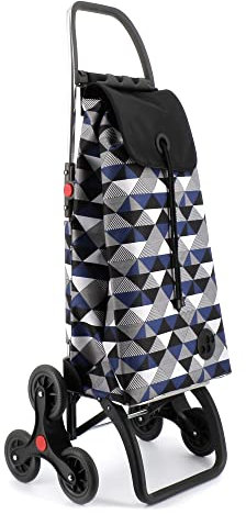 Carro Rolser I-MAX Sahara 6 Ruedas Sube Escaleras Plegable - Azul