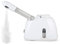 QraraZL Vapore Facciale Estensibile, Umidificatore Caldo Pulizia Profonda della Pelle, Vapore Nano Ionico per il Viso, Idratazione Quotidiana della Pelle (Blanco) (pvc-bianco)