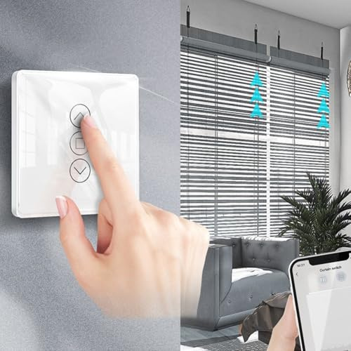 Smart WiFi Roller Shutter Switch Module, For Tuya Programmable Shutter Blinds Timer Switch With App Remote/Voice Control, For Home Automation