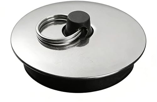 Premium Badkarstöpsel Universal 39-48mm av Rostfritt Stål, Höjdjusterbar Avloppspropp för Tvättställ Badkar, Tät Stöpsel Tvättställ med Dubbeltäthet för Kök Badrum