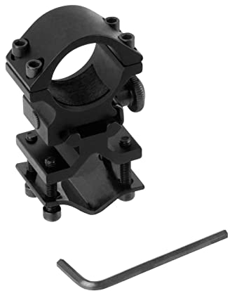 ToopMount Support de Lunette de visée 25.4mm/1 Support de visée pour Lampe de Poche avec Adaptateur de Baril détachable Support de Rail de Chasse Tactique