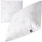 sei Design Kopfkissen 80x80 [ 2-er Pack ] atmungsaktiv - gefüllt mit luxuriöse Mikrofaser - Extra Soft & weich - Anpassbare Festigkeit durch Reißverschluss - Kissen 80x80 waschbar & trocknergeeignet