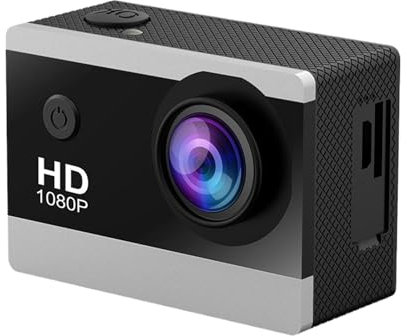 Uonguon Waterproof Action Camera | 1080P HD Sports Camera With Wide Angle | Outdoor Video Recording Camera | Underwater Action Camera, HD Video Recording For Sports For Extreme Sports And Adventures