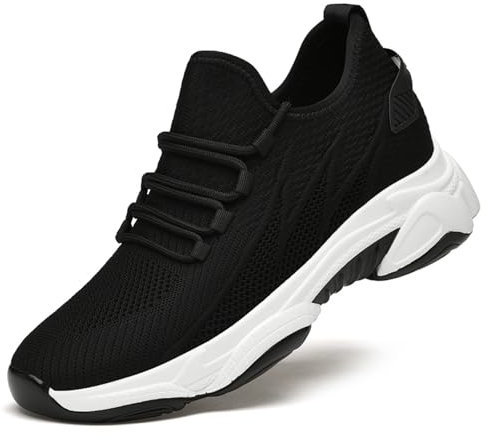 Elevate Shoes Herren 6-10 cm Unsichtbare Höhenerhöhung Mesh Sneaker Leichtgewichts Joggingschuhe Walkingschuhe Höhensteigerung Schuhe