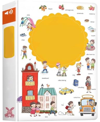 Juguetes de idiomas en inglés, 18 juegos de idiomas interactivos por tema, aprendizaje de inglés con actuación de voz, empleo para niños pequeños niñas a partir de 2 3 4 años de preescolar