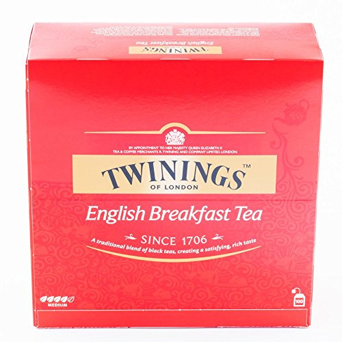 CONFEZIONE ENGLISH BREAKFAST TEA TWININGS Tè NERO 100 BUSTINE