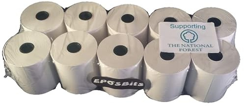 EPOSBITS® Brand Rolls to Fit Sharp XE-A217B XEA-217B XEA217B XEA217 XE-A217 XEA-217 B Cash Register - 10 Rolls