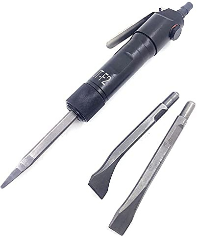 Pneumatic Flux Chipper Air Scaling Hammer Chisel Scaler 4,000 BPM Fast Remove Weld Splatter Slag Spatter Metal Rust Scraper