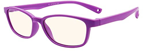 FOURCHEN Occhiali anti blu per bambini Occhiali per computer, occhiali anti raggi UV Occhiali per computer Occhiali per videogiochi per bambini