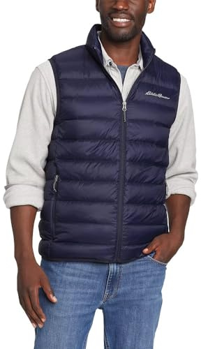 Eddie Bauer Men's CirrusLite Down Vest, Atlantic Recycled, M