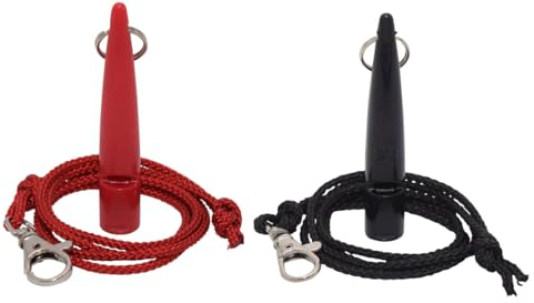 KGDUYC 2er-Pack Hundepfeife mit– hörbar und mit großer Reichweite, Trainingspfeife für Hunde, laut und breit, Hundetraining und -erziehung, hörbar mit standardisierter Frequenz für das Hundetraining