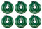 6x Bewässerungsring Donut Baumbewässerungssack Wassersack für Bäume Gießring Baum Bewässerungssack Bewässerungsringe für Bäume Baumsack